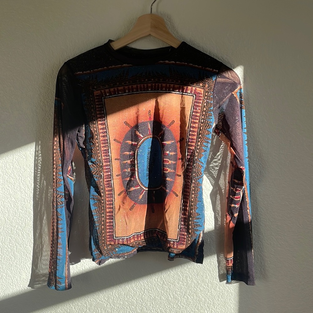 ✨5 FOR $25✨ sparkly see-through mesh top